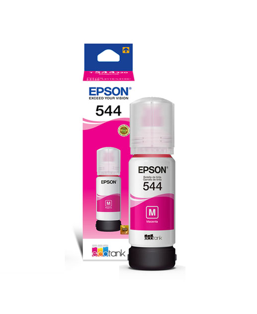 Botella de Tinta Epson T544 Magenta 65ml - SoluCom Guatemala