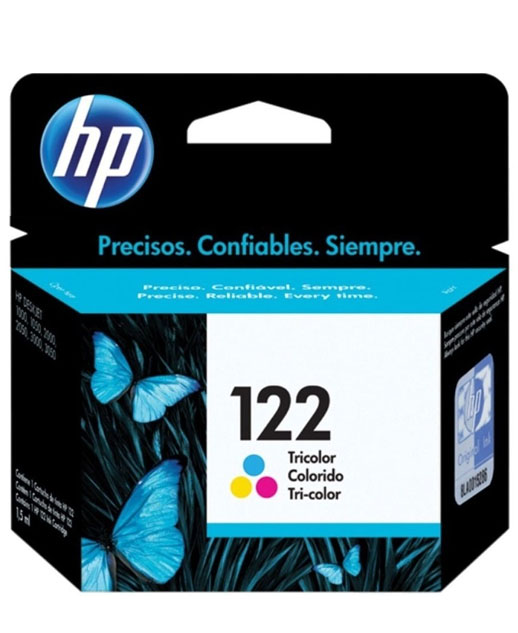 CARTUCHO DE TINTA HP 122 TRICOLOR ORIGINAL - SoluCom Guatemala