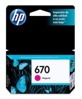 CARTUCHO ORIGINAL HP 670 MAGENTA
